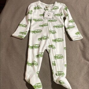 Kate Quinn NWT One Piece with Green Car Print